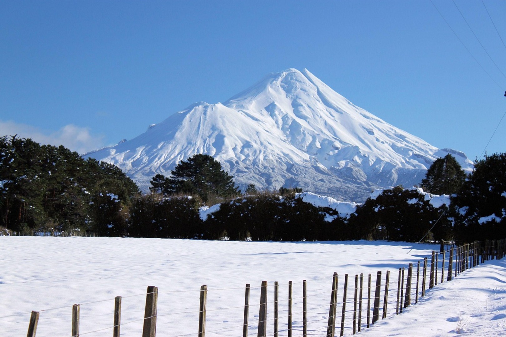Mount Egmont (Mount Taranaki) in Egmont National Park